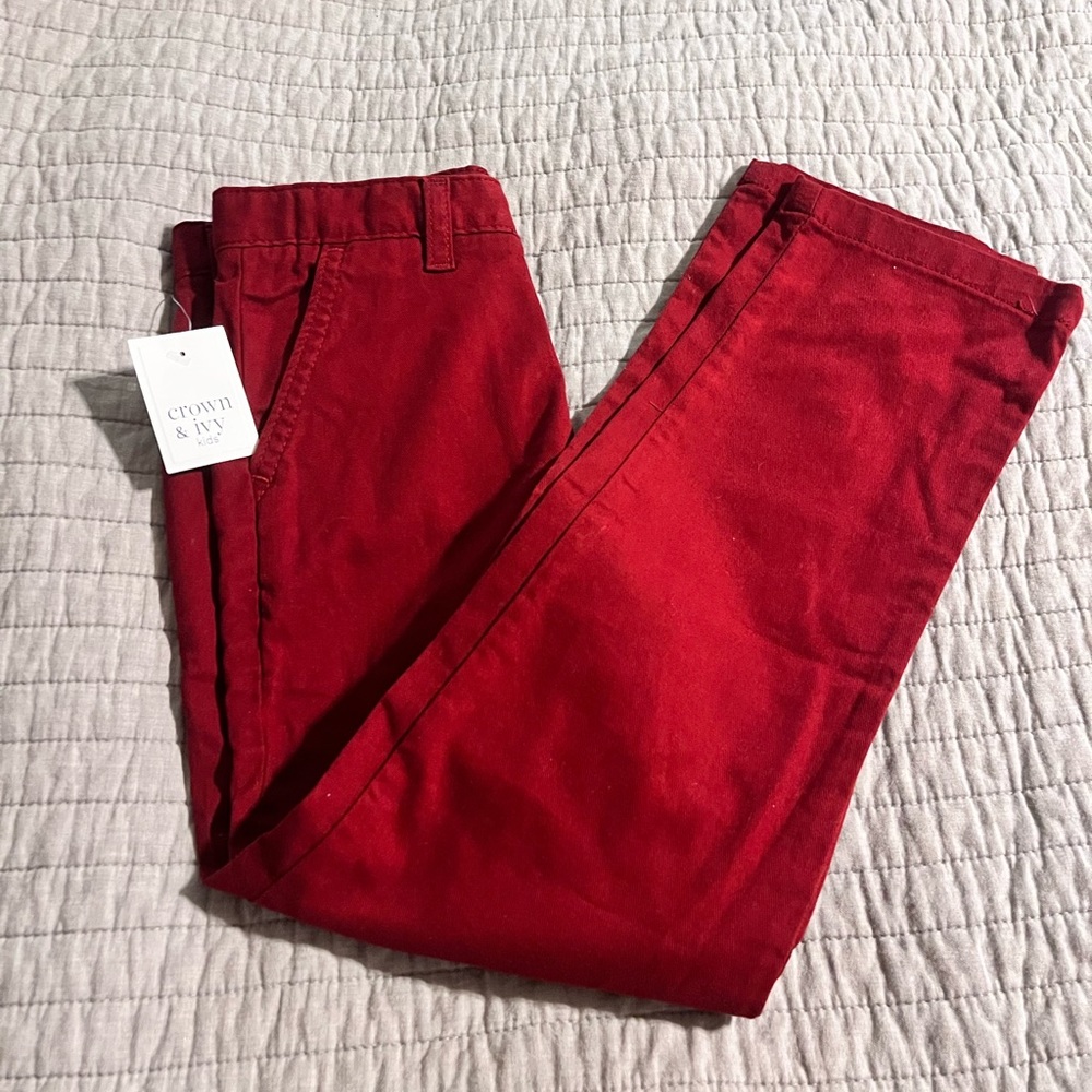 Crown and Ivy red pants